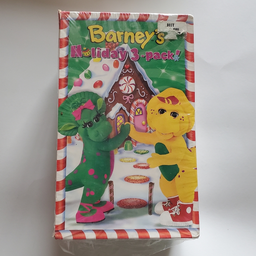 Barney's Holiday VHS 3 Pack, NWT